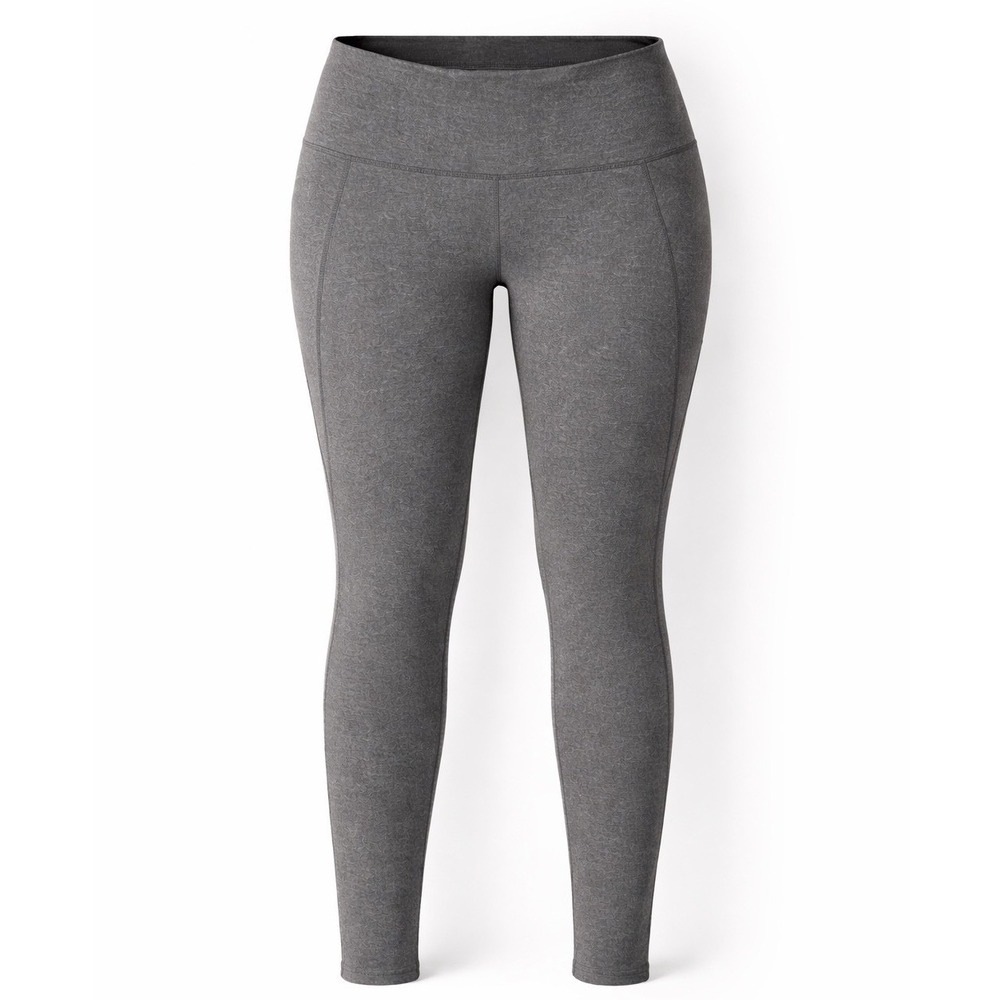 Senita Athletics Heather Gray High-Rise Leggings XL Pockets Workout Yoga Pants